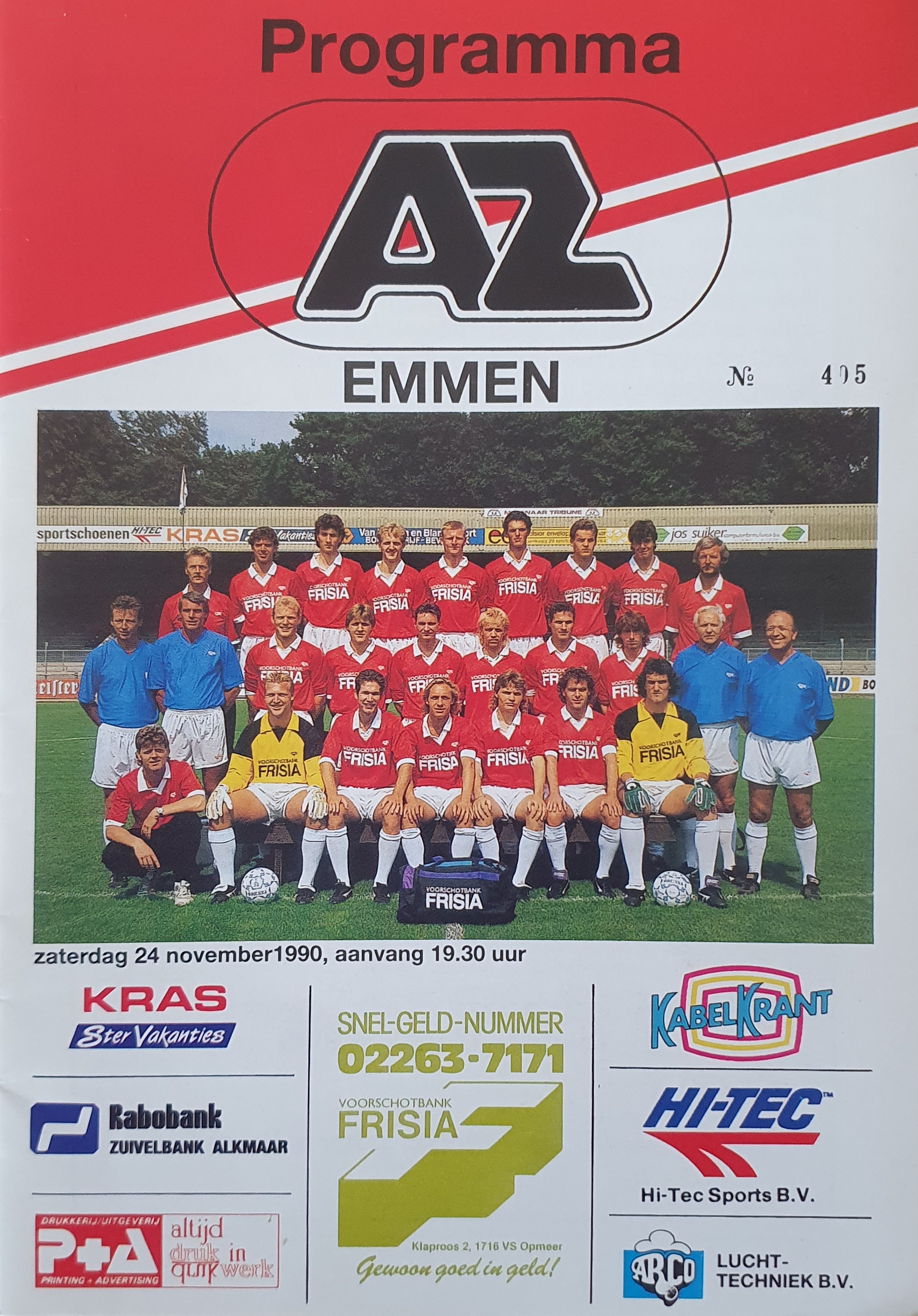 AZ Programma 24-nov-1990 Emmen